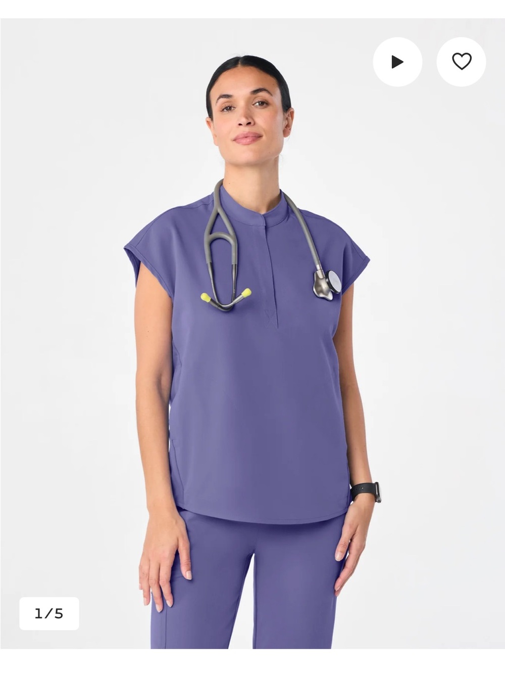 FIGS oversized scrub top